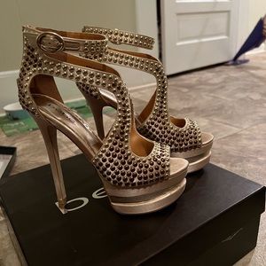 Bebe Gold heels